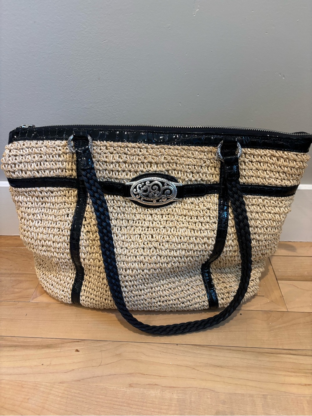 Brighton Straw Tote Bag